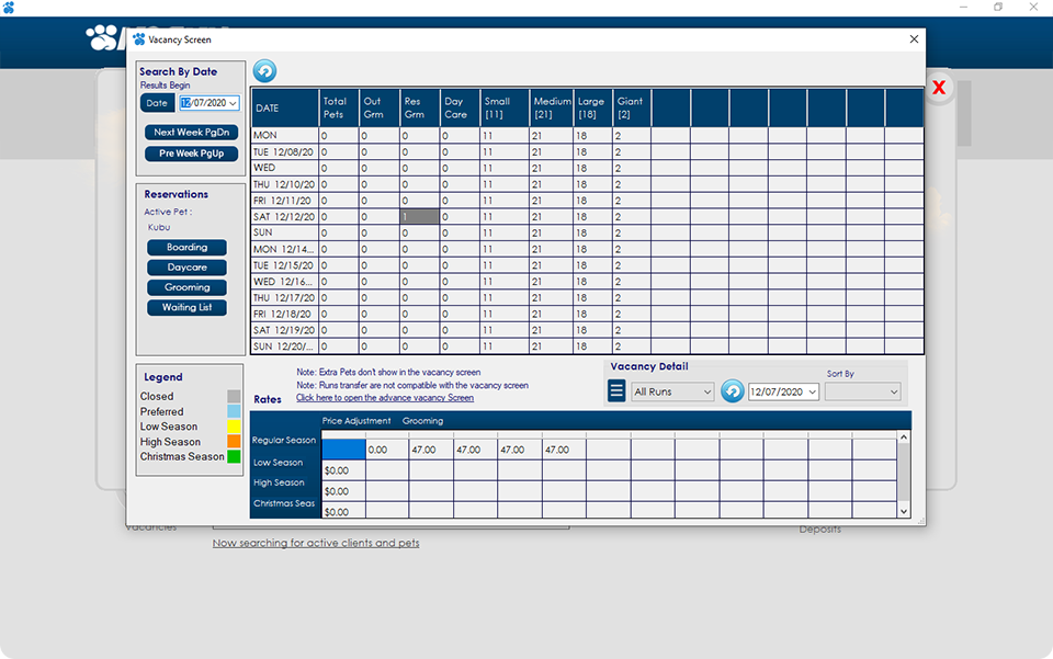 grooming scheduling software