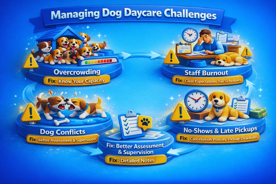 Common Dog Daycare Management Problems