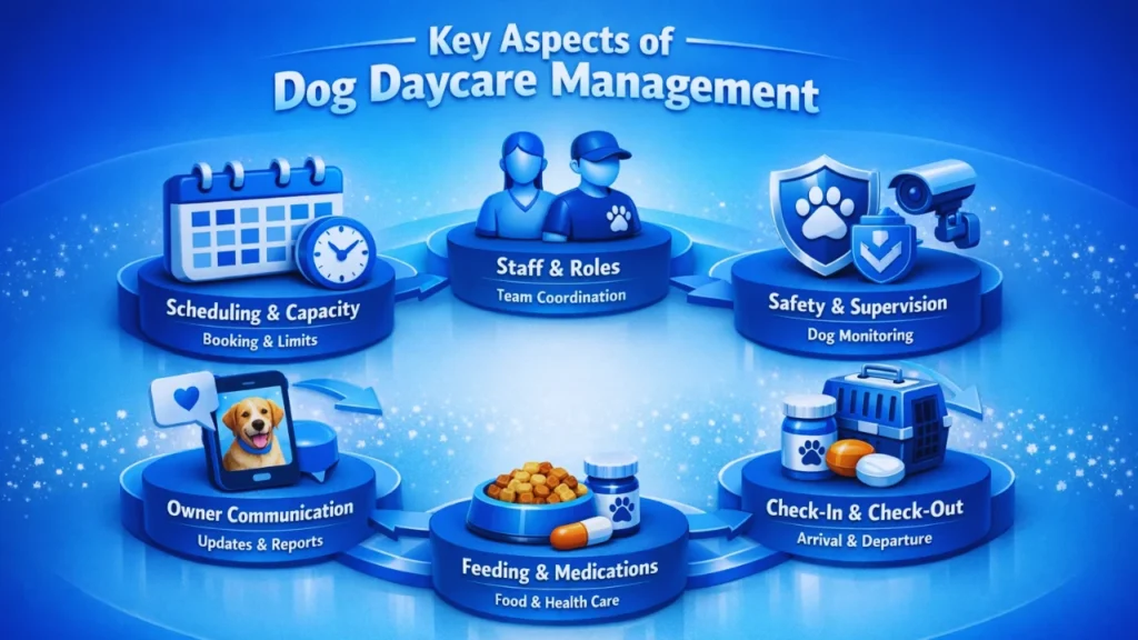 Core Areas of Dog Daycare Operations