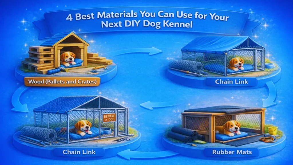 4 Best Materials You Can Use for Your Next DIY Dog Kennel