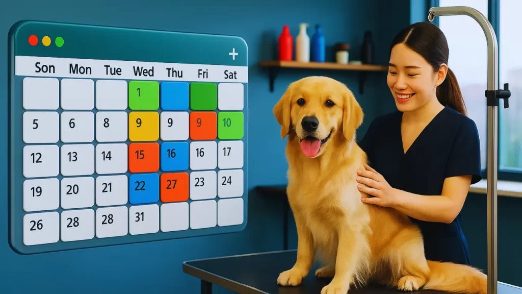 Dog Grooming Schedule