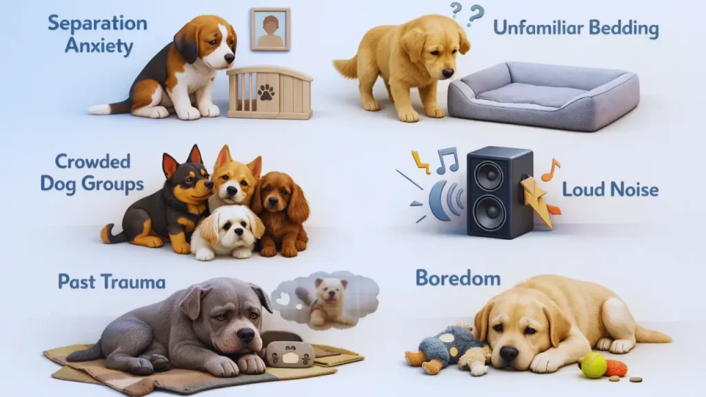 Major Causes of Dog Kennel Stress