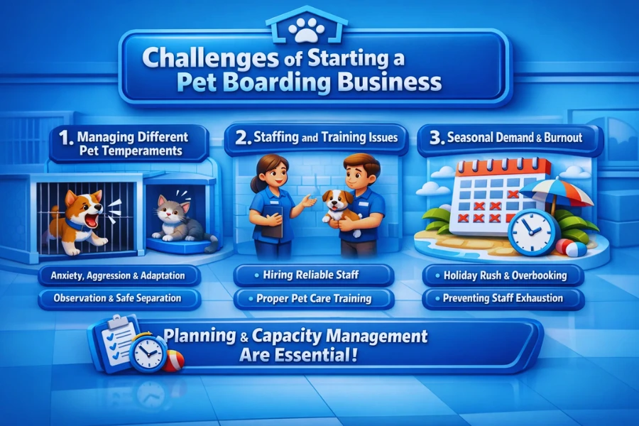 Challenges of Starting a Pet Boarding Business