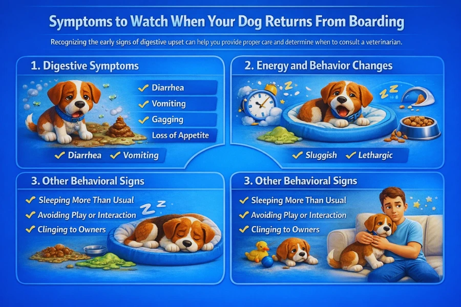 Symptoms to Watch When Your Dog Returns From Boarding