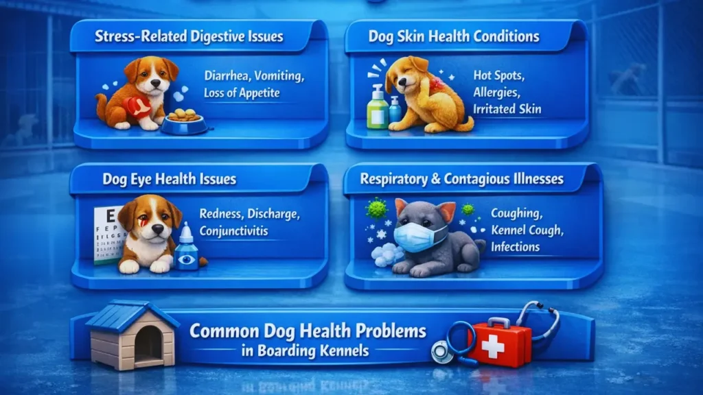 Common Dog Health Problems in Boarding Kennels