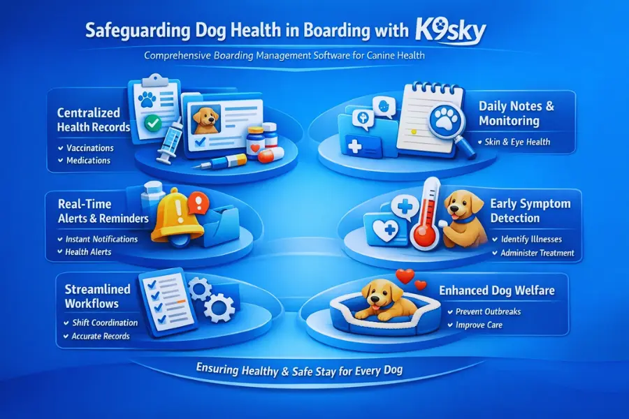 How K9Sky Helps Prevent Health Risks in Boarding