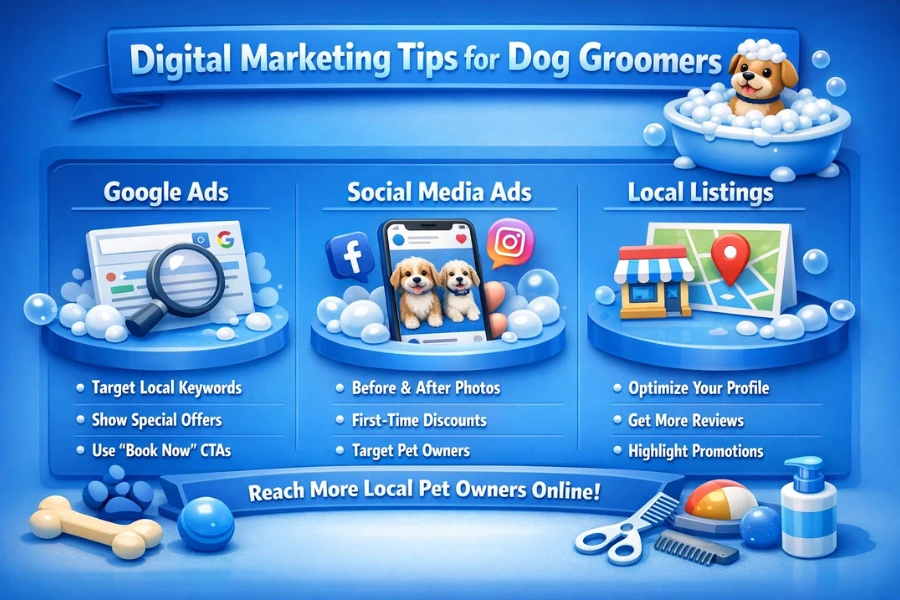 Online Advertising Ideas for Dog Groomers