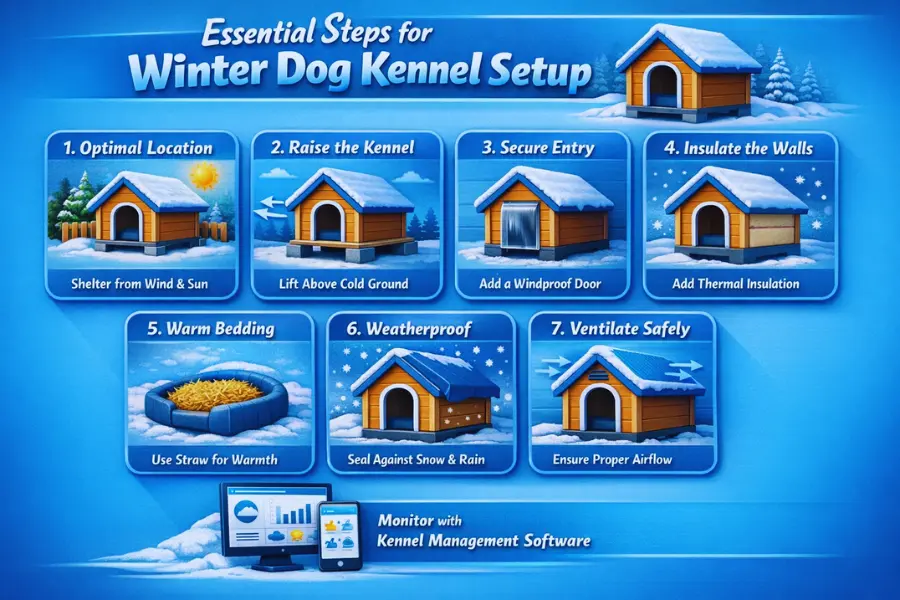 Step-by-Step Winter Kennel Setup