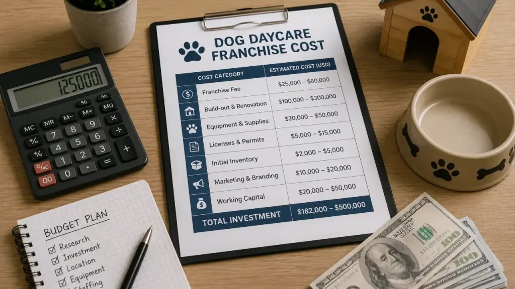 Dog Daycare Franchise Cost