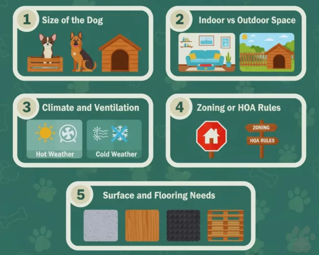 5 Things to Consider when Planning Your Dog Kennel