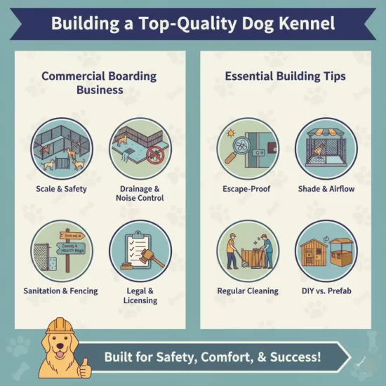Building a Kennel for a Dog Boarding Business